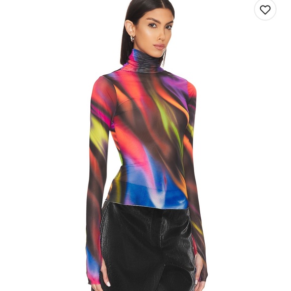 AFRM Multicolor Long Sleeve Top - Picture 1 of 3